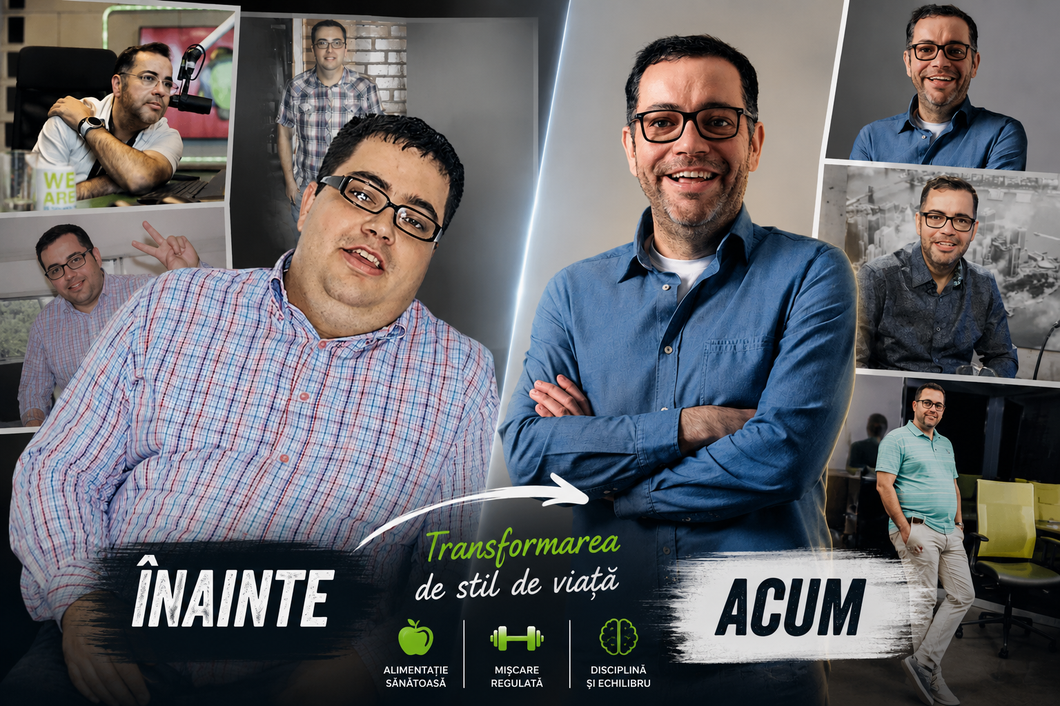 Transformarea Răzvan Popescu — Înainte și După